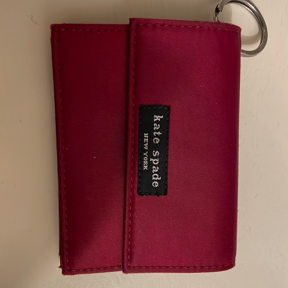 Kate spade card case ID keychain holder